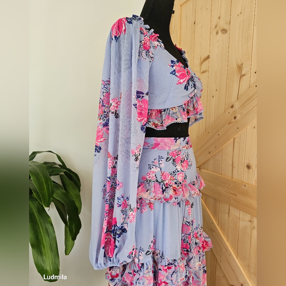 HOUSE OF HARLOW 1960 Size M Women's 2-Piece Set (Top+Skirt) - Picture 4 of 5